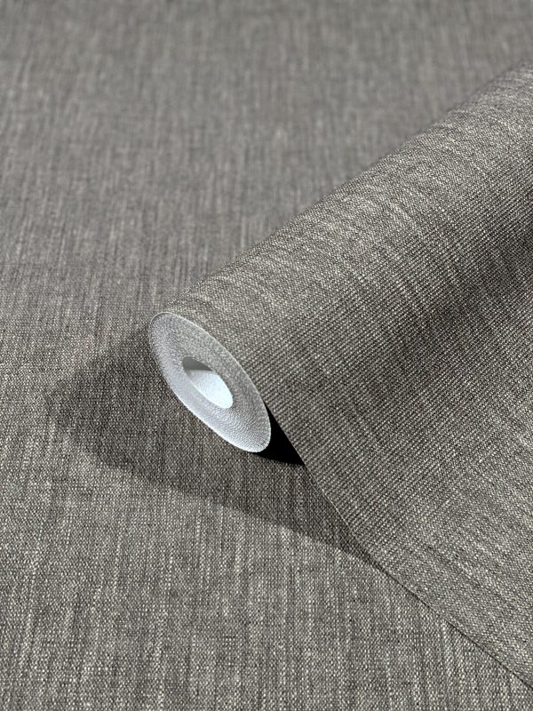 Floral Texture Silver Grey  