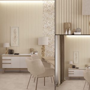 Wood Stripe Beige  
