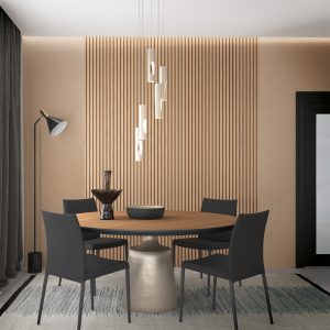 Wood Stripe Bronze Brown  