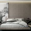 Wood Stripe Silver Grey  