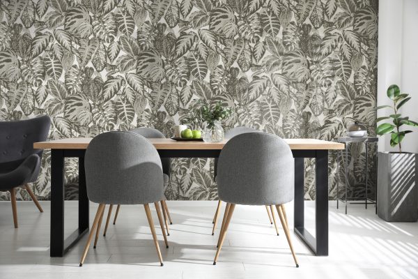 Elephant Leaf Silver Grey  