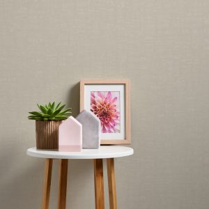 Linen Effect Textured Beige  