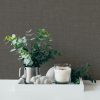 Linen Effect Textured Bronze Brown  