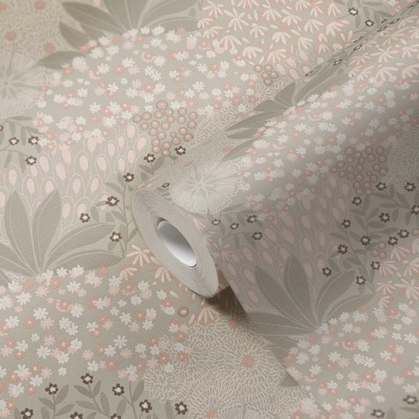 Forest Bloom Motif Multi-coloured  