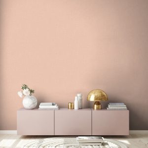 Linen Effect Textured Pink  