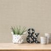 Linen Effect Textured Beige  