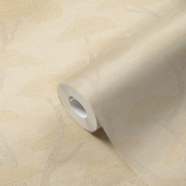 Forest Bloom Motif Beige  