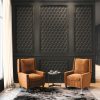 Geometric Motif Silver Grey  