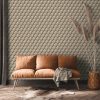 Geometric Motif Beige  