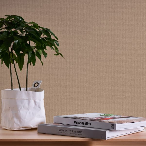 Hessian Effect Textured Beige  