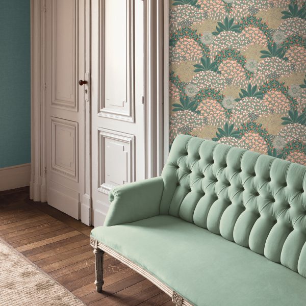 Forest Bloom Motif Green  