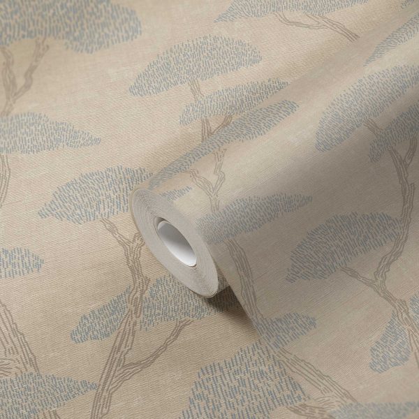 Forest Bloom Motif Beige  