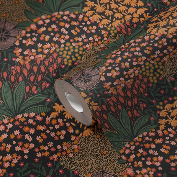 Forest Bloom Motif Beige  