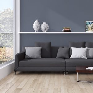 Hessian Effect Textured Blue  