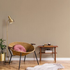 Geo Hex Beige  