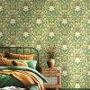 Floral Damask Green  
