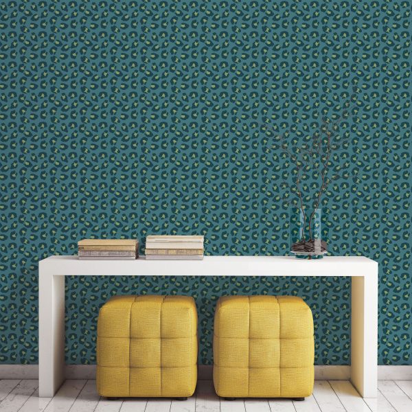 Leopard Print Green  