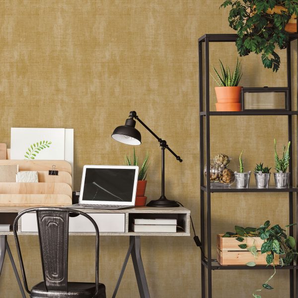 Textured Plain Gold  
