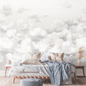 Clouds Silver Grey  