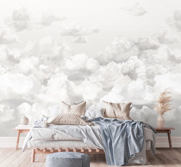 Clouds Silver Grey  
