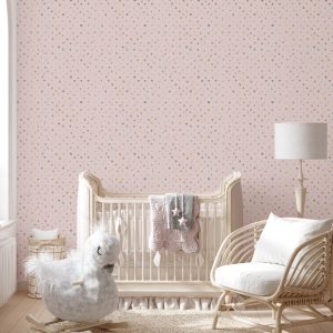 Watercolor Dots Pink  