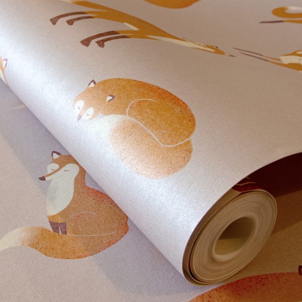 Friendly Foxes Bronze Brown  