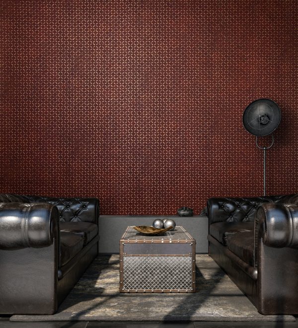 Soho / Metal Drain Grid Red  