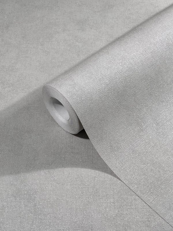 Grasscloth Silver Grey  