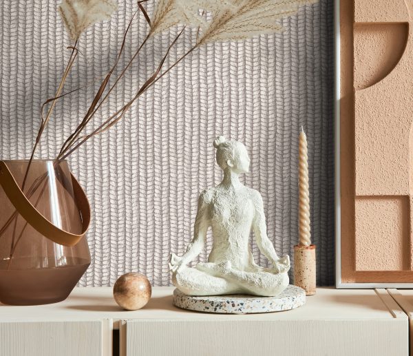 Grasscloth Silver Grey  