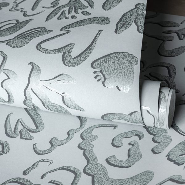Brussels Lace Silver Grey  
