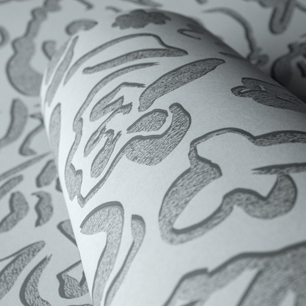 Brussels Lace Silver Grey  