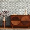 Octagonal Honeycomb Silver Grey  