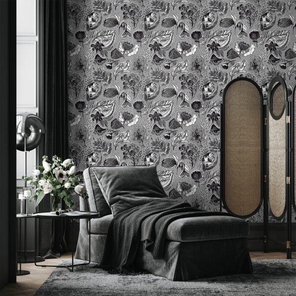 Wild Garden Silver Grey  