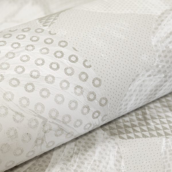 Brussels Lace Silver Grey  