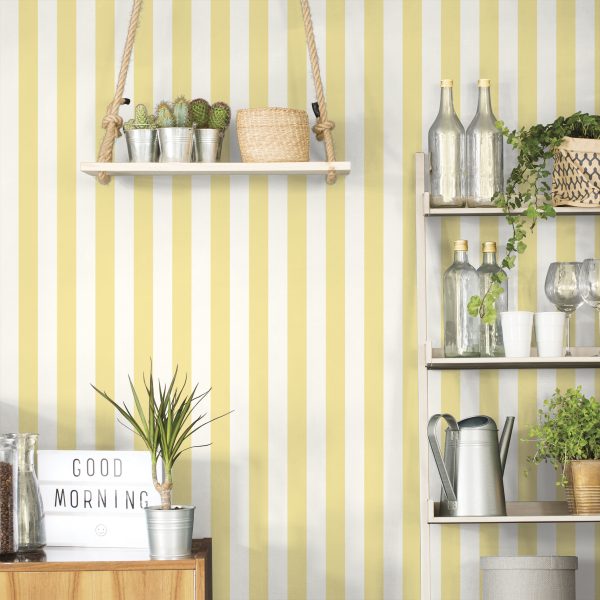 Awning Stripe Yellow  