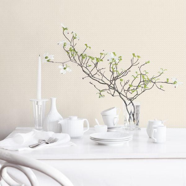 Leaf Dot Spot Beige  