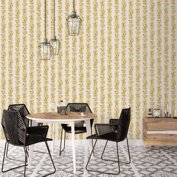 Lemon Stripe Yellow  