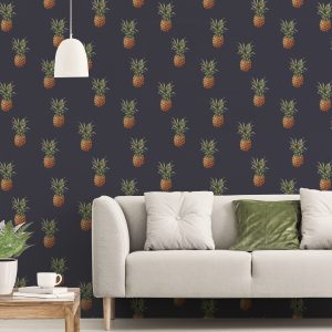 Pineapples Blue  