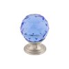 Blue Crystal Knob  