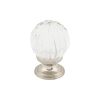 Clear Melon Crystal Knob  