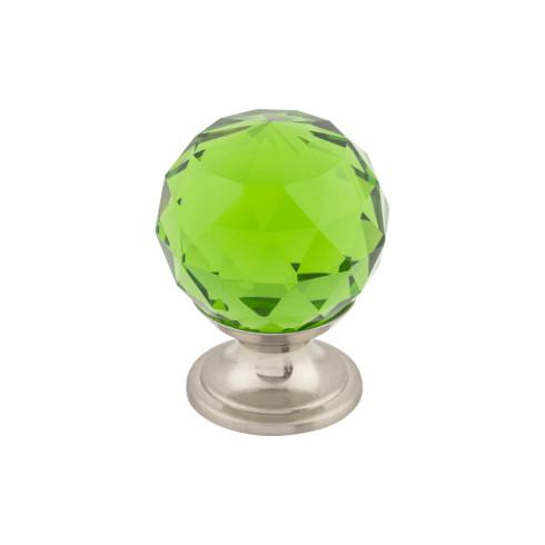 Green Crystal Knob Green Crystal Knob