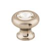 Hayley Crystal Knob Clear  