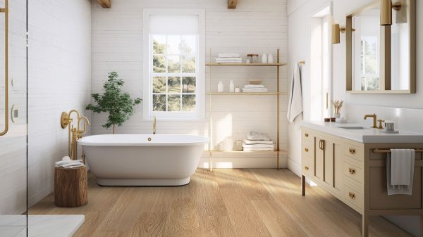 Laurel Bayside Buff Luxury Vinyl Planks  