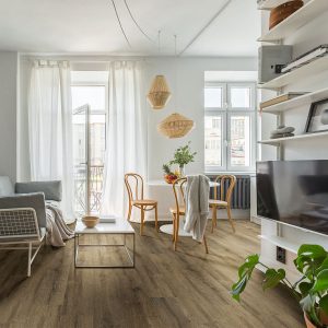 Cyrus Walnut Waves&reg; Luxury Vinyl Planks  