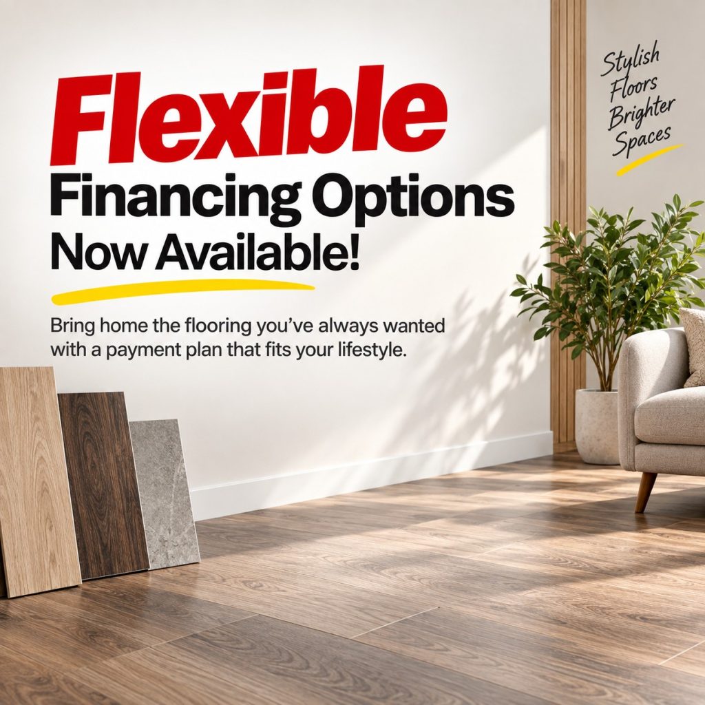 Flexible Flooring Financing Options Now Available